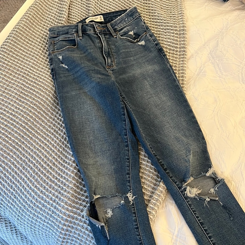 AF super skinny ankle high rise jean (0L) Curve Love